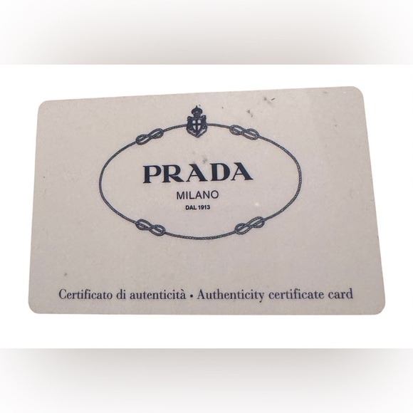 Prada compact wallet brown nylon and Saviano leather separate zipper change area - Picture 10 of 11